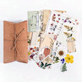 Hot Selling Plant Flower Lace Butterfly Vintage Journal Kawaii Journaling Washi Stickers for DIY Craft Calendars Diary Envelope
