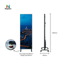 Smart WiFi 4G USB Movable Advertising 4K HDR10+ LED Mirror Digital HD Poster Display Screen 5-Year Warranty for Clothing Store