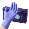 5mil Purple Disposable Nitrile Gloves Powder Free Food Safe Work Waterproof Durable and Comfortable for Home Use