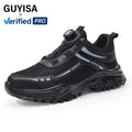 GUYISA Safety Shoes Workwear Series Insulation 10KV Light Weight  European Standard Steel Toe Safety Shoes for Men