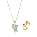 Fashion Zinc Alloy Enameled  Kids Jewelry Accessories Costume Jewelry Set