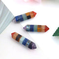 HY 7 Chakra Bonded Tower Wholesale Gemstone Tower Natural Chakra Stone Tower Wholesale Gemstone Obelisk