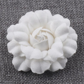 Popular 6cm Retro Long Ethnic Style Shoes Flower Clothing Jewelry Brooch Flower Fabric Flower Accessories Accessories