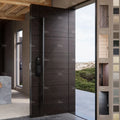 American Luxury Hotel Villa Walnut Wood Outside Entry Pivot Doors Modern Security Big House Wooden Exterior Front Door