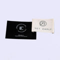 China Manufacturer Quality Guaranteed Custom End Fold Printed Brand Name Cotton Material Neck Label for Hoodie