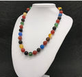 Hongzhuo Factory direct supply of crystal Roundpendant necklace natural gemstone jewelry pendant customization
