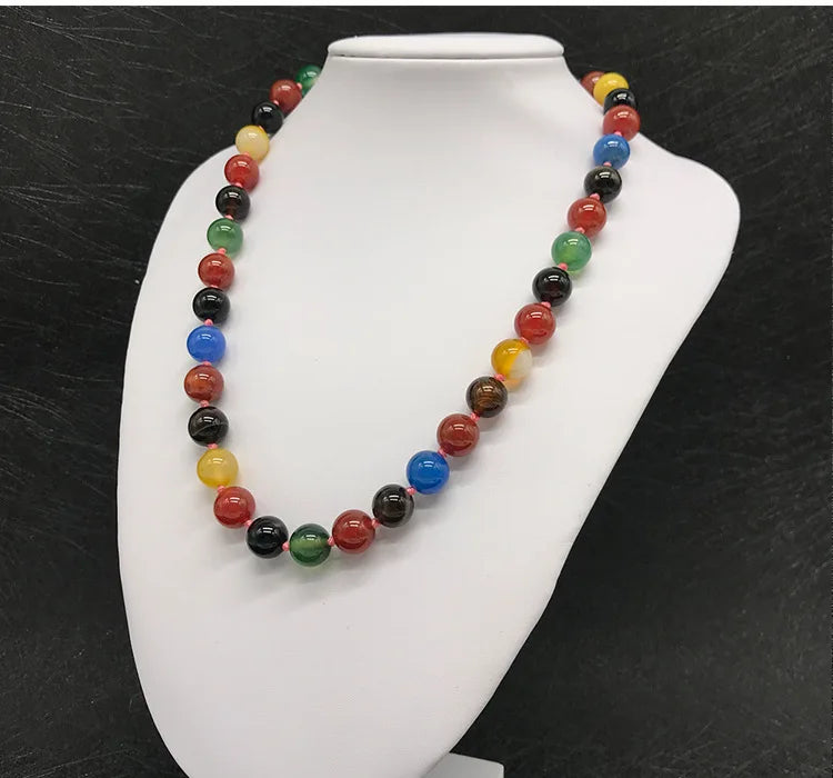 Hongzhuo Factory direct supply of crystal Roundpendant necklace natural gemstone jewelry pendant customization