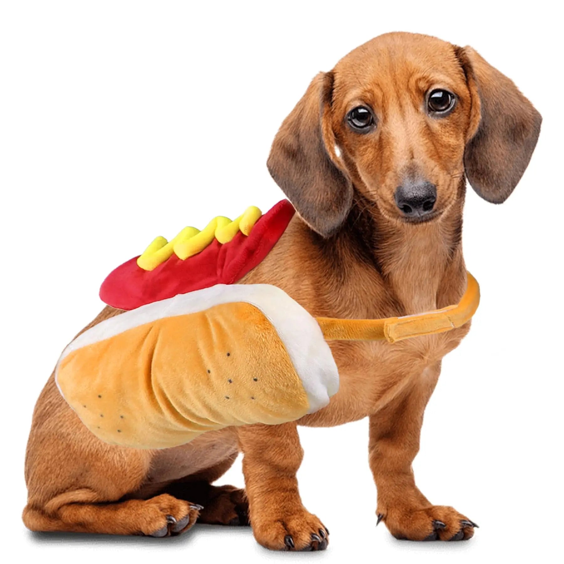 Warm Soft Cute Party Cosplay Costumes Funny Dog Hot Dog Costume Hotdog Clothes for Dogs