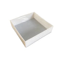 The Large square Silicone Soap Mold and the Wooden Box the Wooden Soap Mold Are Matched with the Silicone Liner