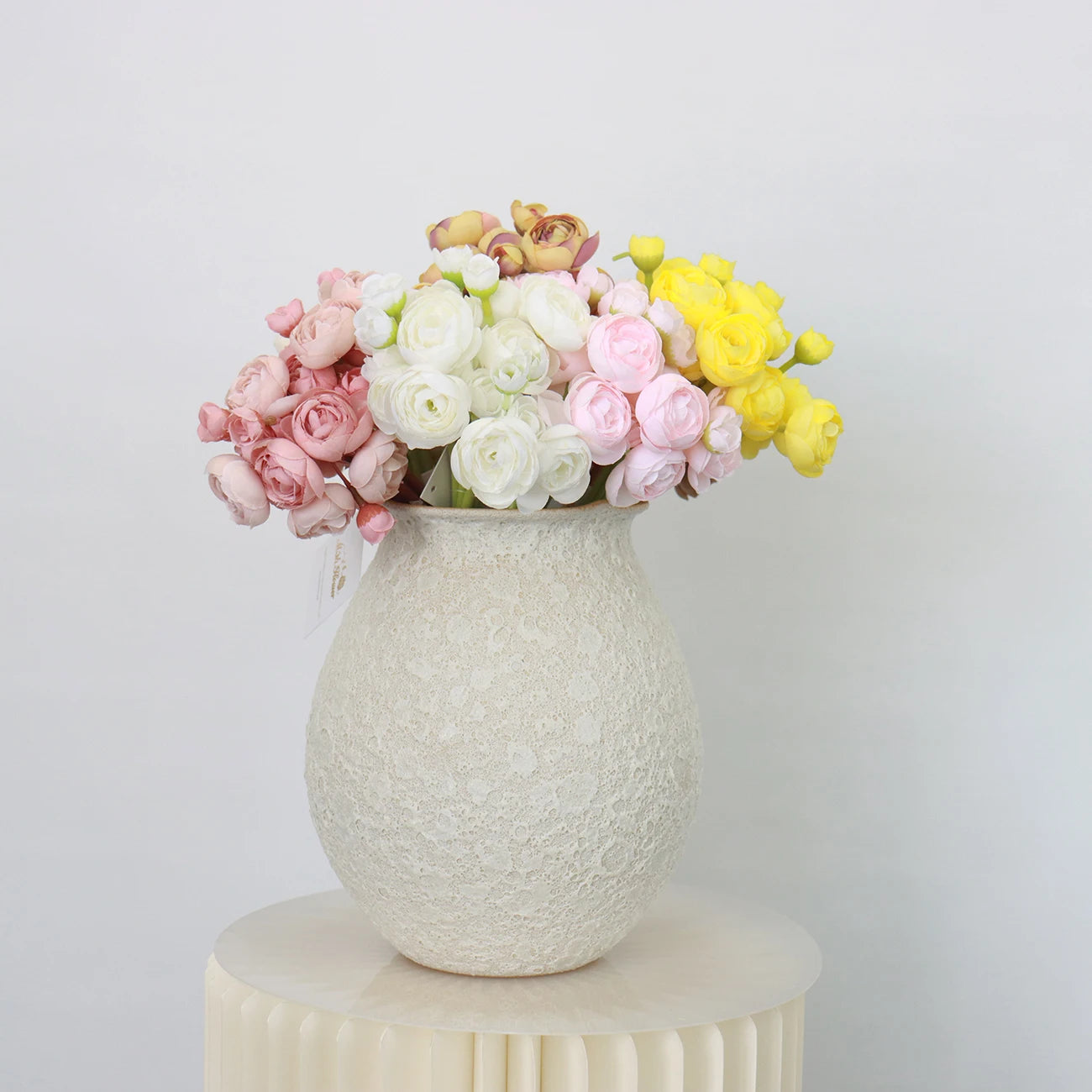 TG047 Artificial Flower Bouquet Wedding Home Hotel Decorative Flower Dew Lotus Decorative Flower Bouquet