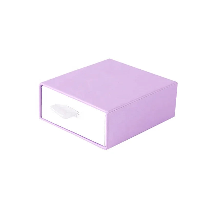 Customizable Trademark Wholesale Paper Pull Ring Bracelet Earrings Necklace Jewelry Gift Packing Box