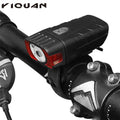 Night Cycling Safety Warning Usb Rechargeable Waterproof Mountain Bike Headlight Led Bicycle Lights