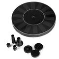 Solar Fountain Garden Water Pump for Bird Bath Ponds Fish Tank Outdoor and Aquarium with Multiple Nozzles