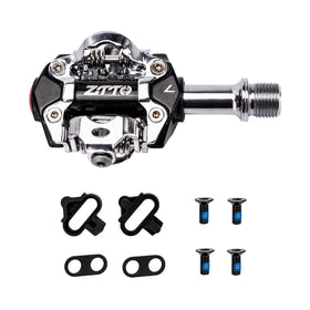 ZTTO Self-Locking Aluminum Alloy Pedals with Sealed Bearing for SPD MTB Cleats Bicycle Pedal Axle for Road Bicycles