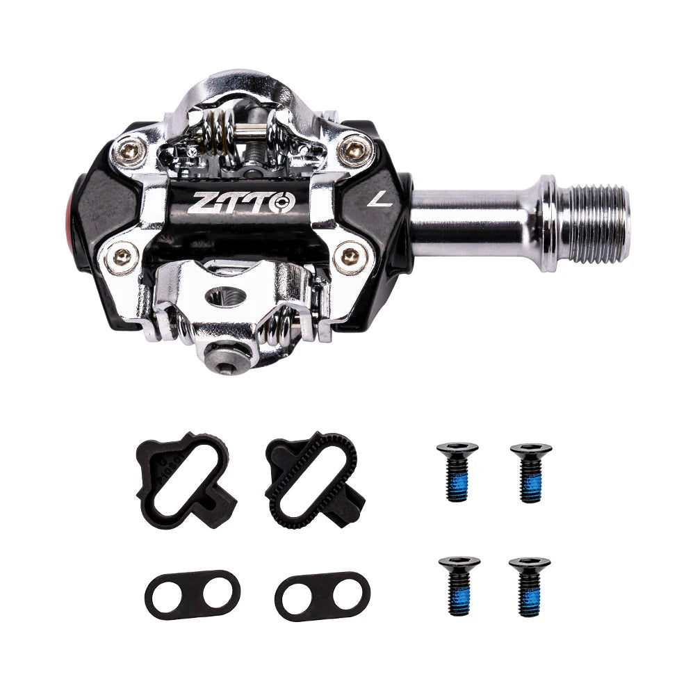 ZTTO Self-Locking Aluminum Alloy Pedals with Sealed Bearing for MTB Cleats Bicycle Pedal Axle for Road Bicycles MegaBDM