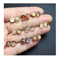 Healing Gemstone Stone Fine Jewelry Natural Raw Crystal Garden Quartz 925 Sterling Silver Earrings for Women