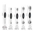 Factory Stock Magnetic Double Scale Measuring Spoon Set Stainless Steel and Plastic Baking Tools Seasoning Tea Tool Scraper