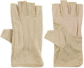 Mens Summer UV Protection Half Finger Gloves Sports Outdoor Hiking Driving Cycling Riding Cotton Breathable Eco-Friendly Quick