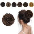 Messy Bun Hair Piece Wavy Curly Hair Bun Scrunchies Extensions Synthetic Chignon Thick Updo Hairpieces for Women Girls
