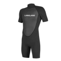 Mens 2mm Neoprene Wetsuit Back Zipper Short Sleeve Wetsuit Short Leg Wetsuits for Surfing