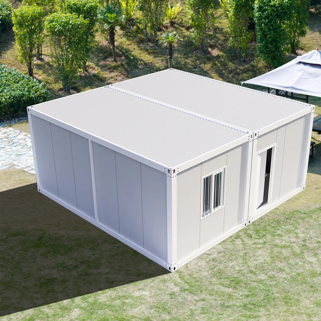 20ft Living Folding Mobile Room Waterproof Z Type Connect Site Prefabricated House with Color Steel Sandwich Panel