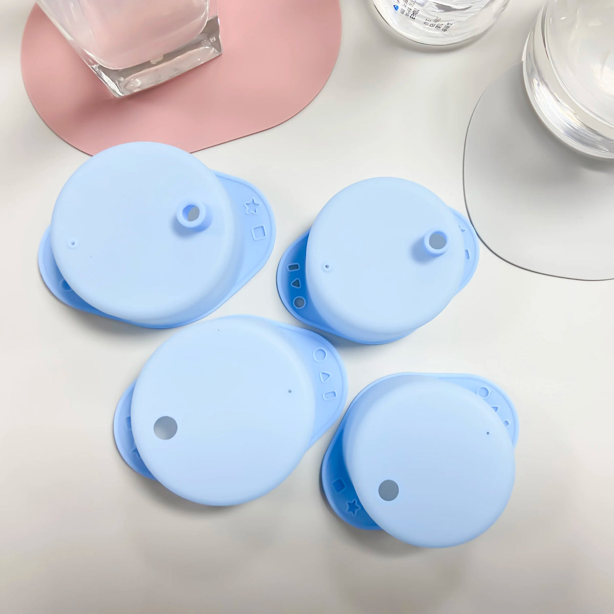 New Creative DIY Mark Silicone Drink Cover Distinguish Cups Food-grade Custom Color Logo