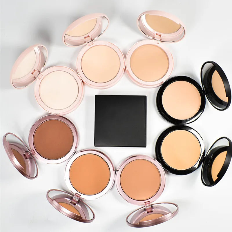 Hot Sale DIY Vegan Mineral Long Lasting Waterproof 8-Color Palette Pressed Powder Customizable Private Label for Face Makeup