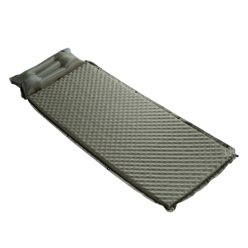 Outdoor Hiking Camping PVC Automatic Inflation Foldable Air Mattress Sleeping Pad