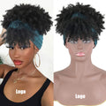 Hot Sale Cheap Headscarves Wigs Women Curly Wigs in Various Colors Small Curly Hair Glueless for Black Women in Stock