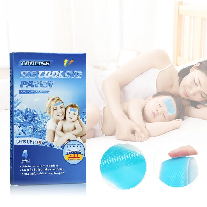 Factory Price Natural Herbal Ice Cooling Gel Patch for Baby
