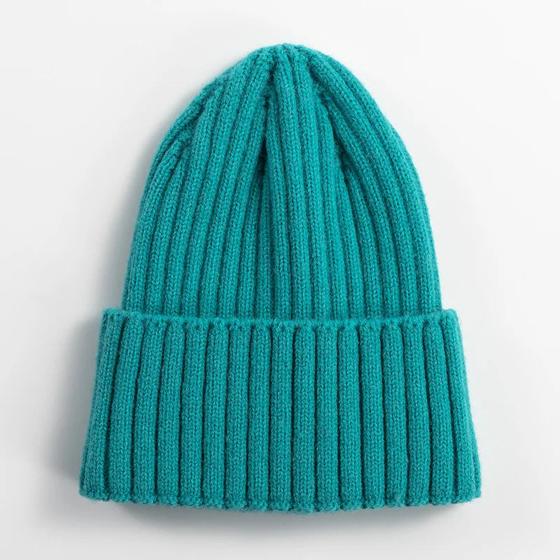 Acrylic Custom Unisex Beanie Knit Hat Skull Winter Hat Wholesale Acrylic Cheap Plain Beanies  Beanie Knit Hat Adult