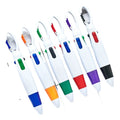 Creative Mountain Buckle 4-color Ballpoint Pen Portable Pocket Pen Stationery Ballpoint Pens