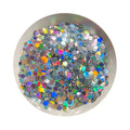 Nail Art Bulk 500g Holographic Chunky Glitter Craft Glitter for Resin Metallic Iridescent Chunky Sequins Flakes Resin Glitter