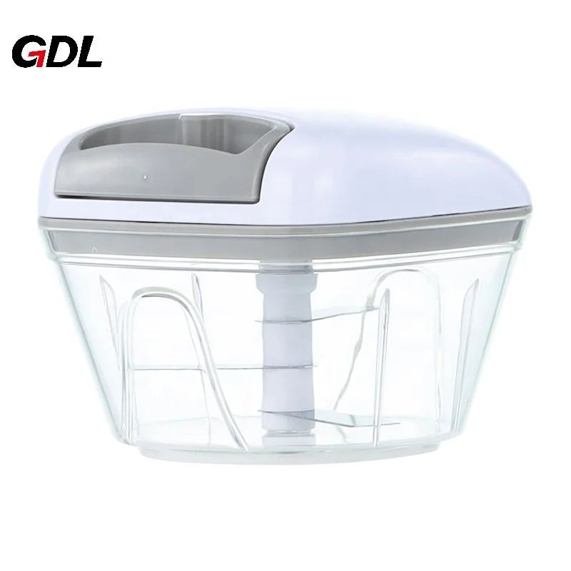 Stainless Steel Manual Processor Hand-Pulled Mincer Food Vegetable Chopper Veggie Chopper Onion Chopper