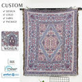 Home Decor Custom Design Boho Throw Blanket with Tapestry Picnic Throw Rug Throws Blanket for Sofa