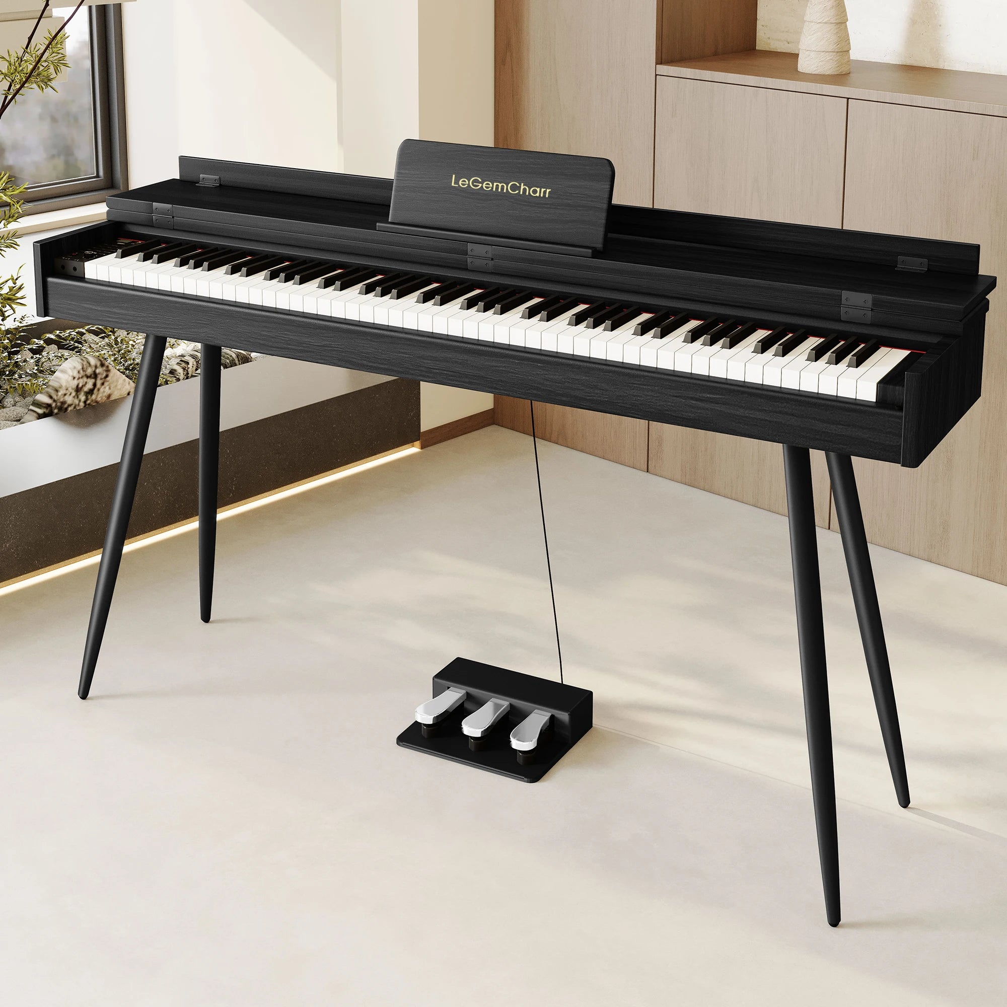 LeGemCharr Keyboard Piano 88 Keys Midi Controller Keyboard Electronic Piano Keyboard Digital Piano 88 Keys