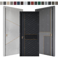 China Supplier MDF Interior Doors for Houses Bedroom Doors Factory Price Wooden Interior Door