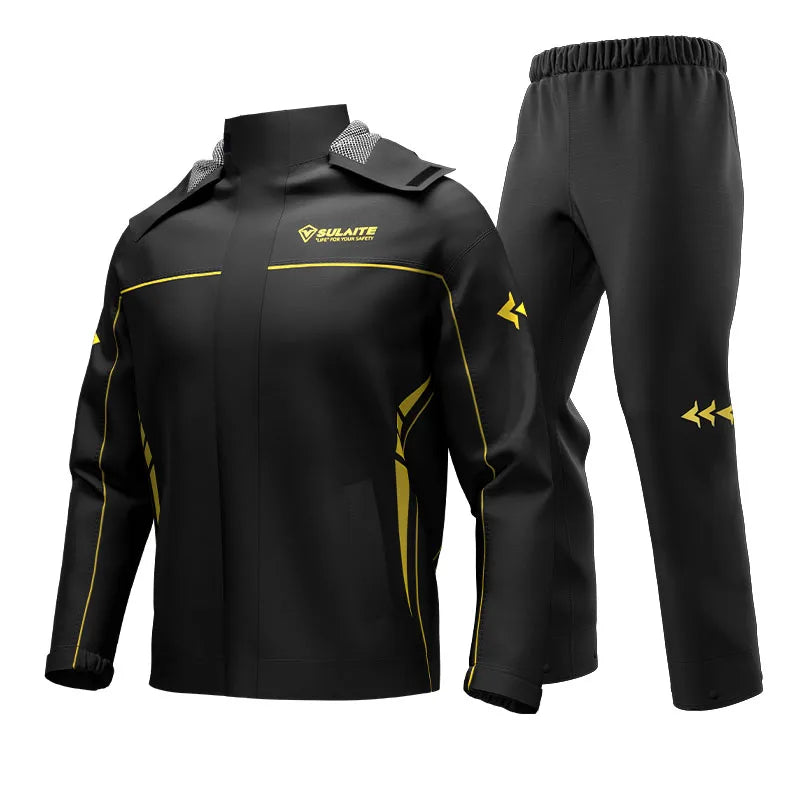 SULAITE Unique Raincoat Anti Rembes Jas Hujan Premium Motorcycle Raincoat Waterproof for Motorcyclist