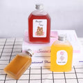 Flat Flask Shape with Aluminum Cap for Iced Cold Brew Coffee 100ml 200ml 250ml 350ml 500ml Glass Bottles
