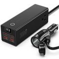 300W Dual USB C Fast Car Power Inverter 12V DC to 110V AC Converter for Laptop Camping Hiking