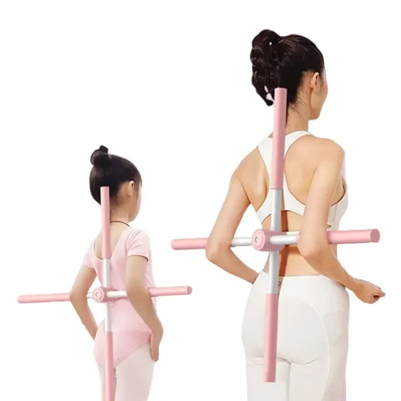 Adult Children Retractable Humpback Correction Stick Home Fitness Equipment Body Yoga Stick