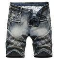 Wholesale New Designer High Street Fashion Jeans Big Size Denim Men Summer Shorts Ripped Jean Shorts