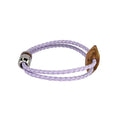 2026 THX Jewelry Manufacture Inventory Wholesale Purple Leather Vintage Magnetic Clasp Charm Bracelet Children's Anniversary