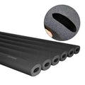 Chilled Water Pipe 100% Close Cell Black Foam Rubber Insulation Class B1 10mm Air Conditioner Eco-Friendly Warehouse