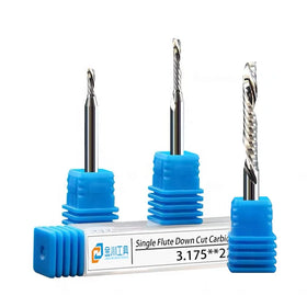 Jinchuan Spiral Coated CNC End Mill Single Flute Cut Carbide Router Bits Tungsten Steel Tools Hot Sale ODM/OEM Customized