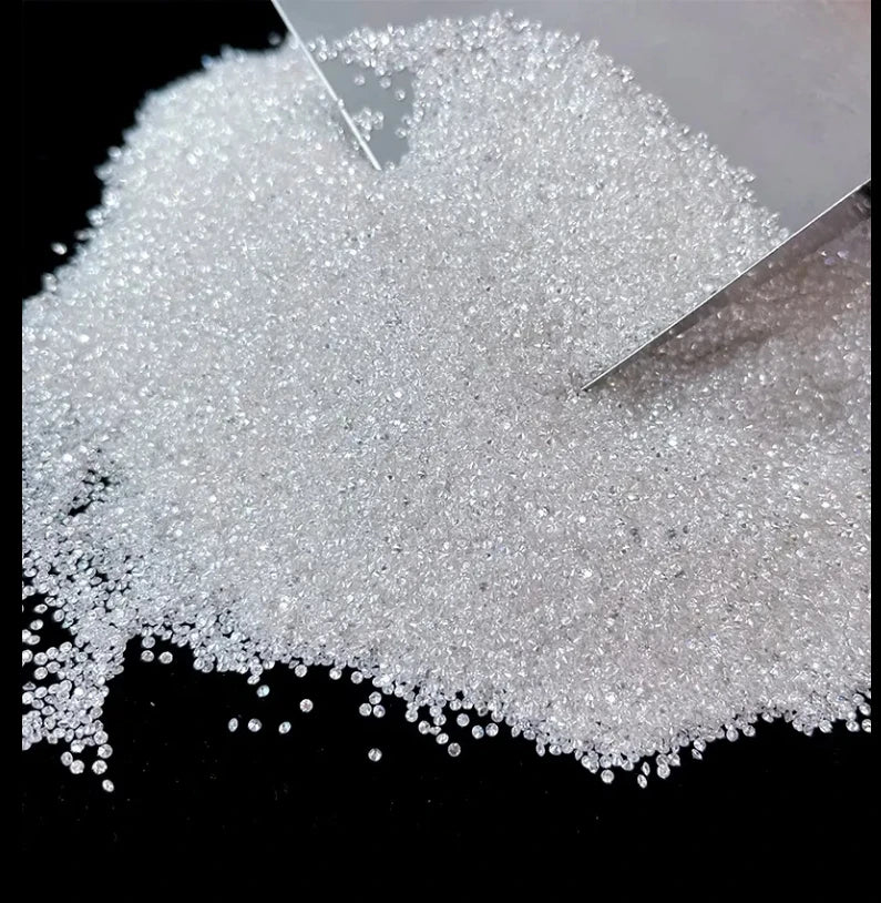 In Stock DEF/VVS White Round Loose Moissanite Diamond Stones for Jewelry Market