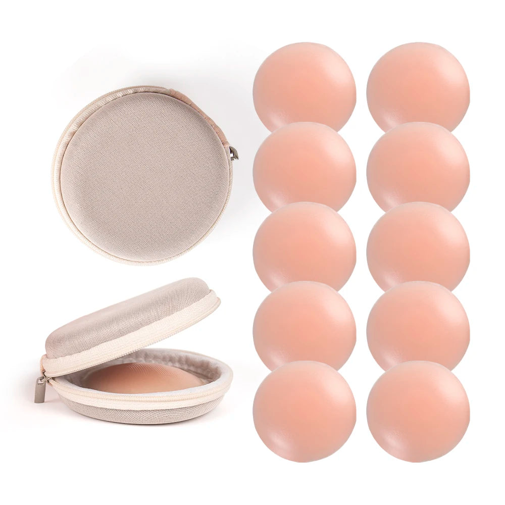 Fast Delivery Hot Breast Sticker Silicone Nipple Cover Breast Petals Pink Nipple Pasties