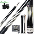 Xmlinco High Technology Billiard Pool Cue Professional 12.5mm Tip Size Hard Maple Shaft Stainless Steel Joint Linen Warp MegaBDM