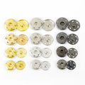 Deepeel C7-2 8-25mm Garment Accessories Screw Buckle Metal Decorate Trench Coat Shirt Knit Suit Decor Round Button