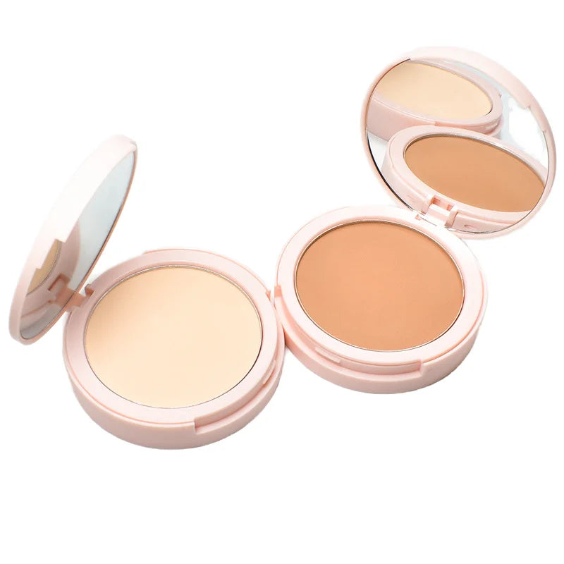 Custom Long Lasting Face Makeup 8 Colors Pressed Powder Foundation Private Label Oil Control Waterproof Compact Powder
